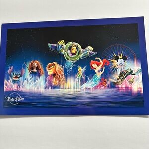 Rare Disneyland World of Color Poster